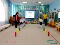 Детское спортивное мероприятие «Мы спасибо говорим» в МДОУ «Комсомольский ясли - сад «Сказка» Старобешевского района