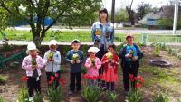 Весенние заботы детей в МБДОУ «Новокатериновский детский сад  «Цветочек»