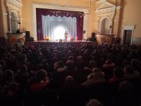 Посещение театрализованного представления обучающихся г. Комсомольское