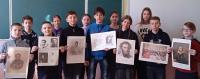 Учащиеся 6 класса в День памяти А.С. Пушкина